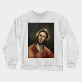 Christ in Prayer by El Greco Crewneck Sweatshirt